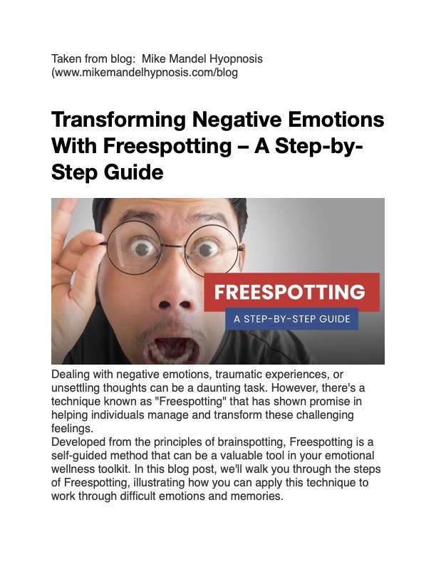 free spotting pdf